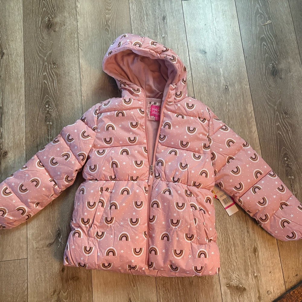 Pink Platinum Kids' Pink Patterned Jacket